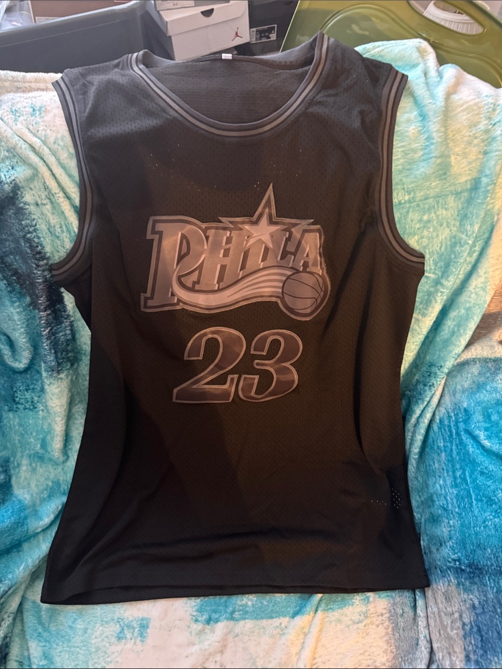 Stitched Black LeBron James Basketball Jersey 23-Phili-🔥New! Size: XL